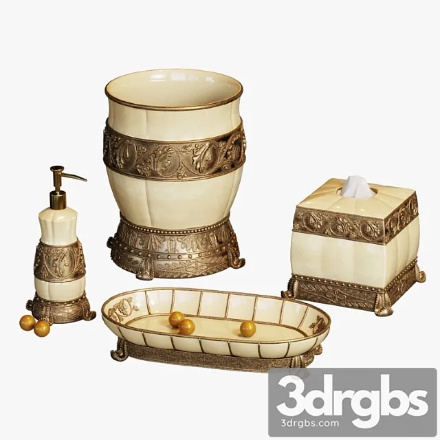Chalmette Elegant Bath Accessories 3D Model Download