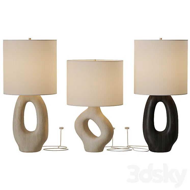 Chamber Ceramic Table Lamp 3D Model Free Download Chamber Ceramic Table Lamp 3D Model Free Download