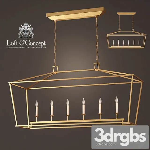 Chandelier 19th c. english openwork linear pendant bronze Chandelier 19th c. english openwork linear pendant bronze