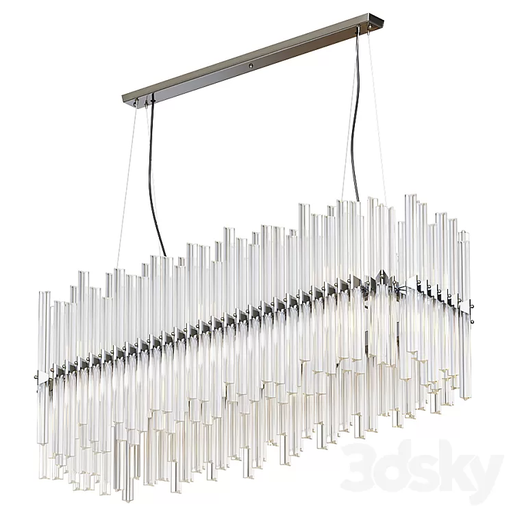 Chandelier 2054 rett by Il Paralume Marina 3D Model Free Download