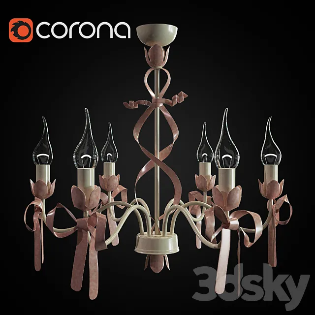Chandelier 2527_6 Odeon light (Italy) 3DModel
