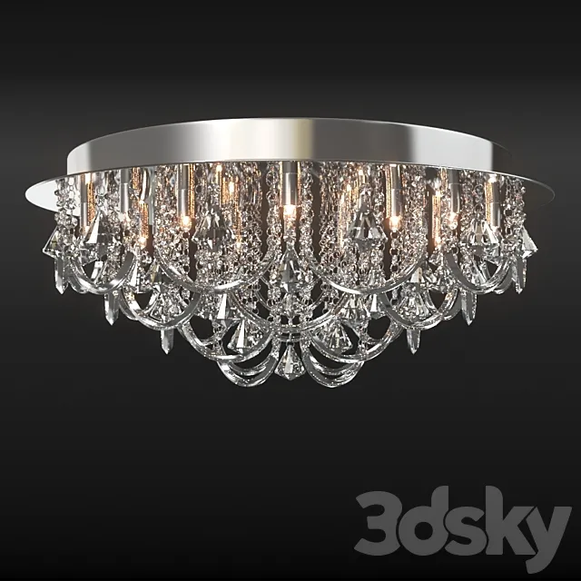 chandelier 3123_Crome 3DModel