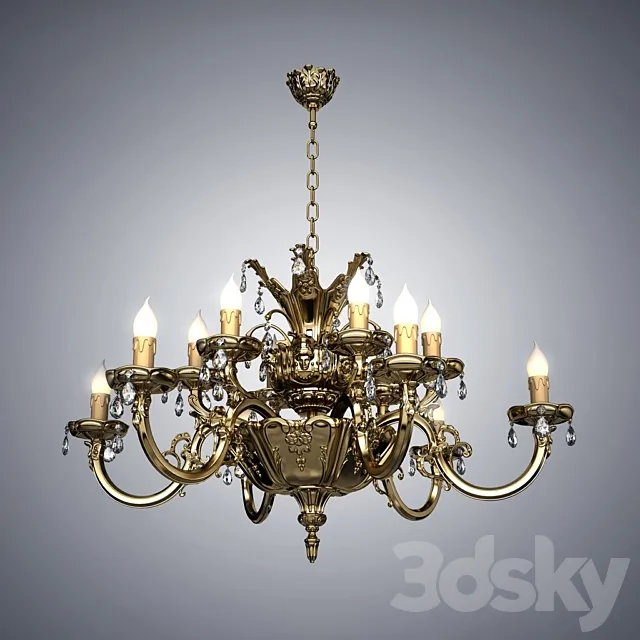 Chandelier 3D Model Chandelier 3D Model
