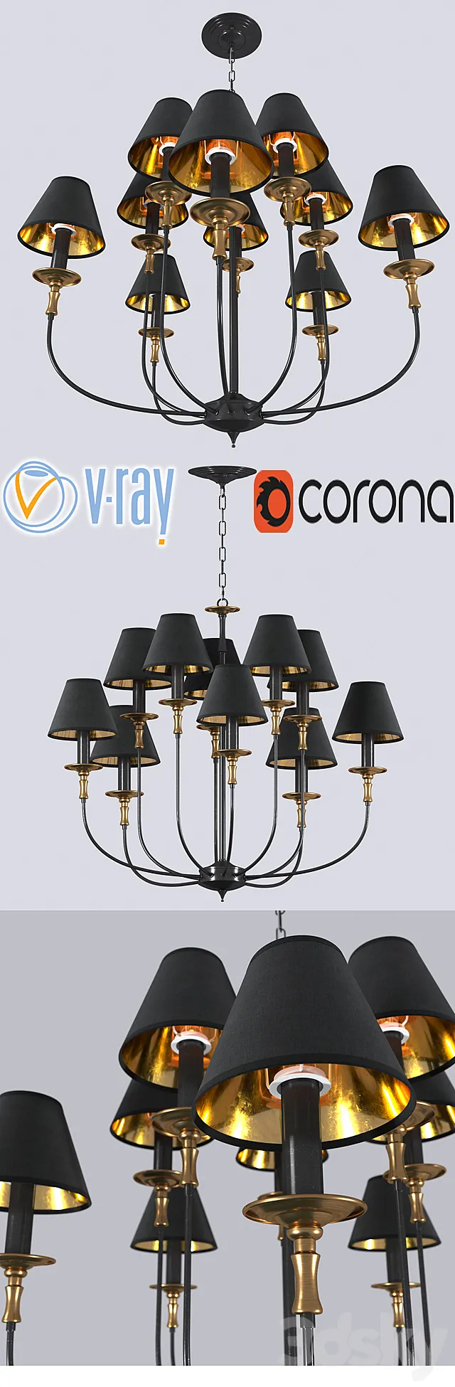 chandelier 3DModel chandelier 3DModel
