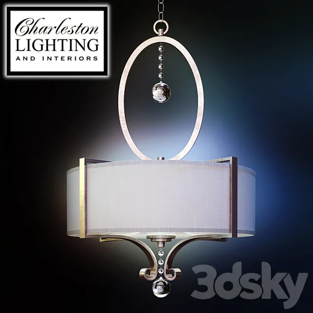 Chandelier _ Charleston lighting _ 313249 3D Model Chandelier _ Charleston lighting _ 313249 3D Model