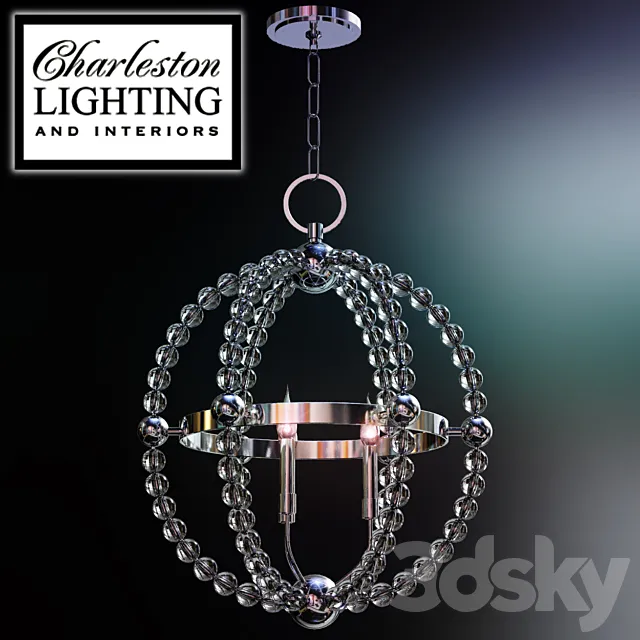 Chandelier _ Charleston lighting_249056 3D Model Chandelier _ Charleston lighting_249056 3D Model