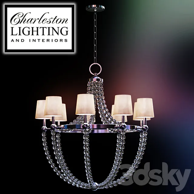 Chandelier _ Charleston lighting_249068 3D Model Chandelier _ Charleston lighting_249068 3D Model