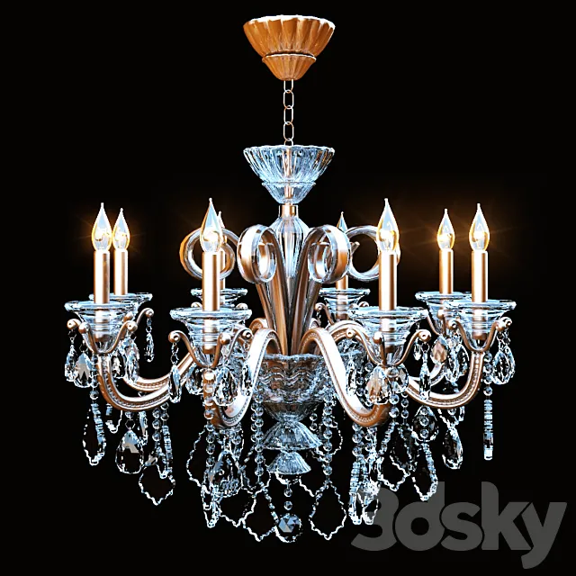 Chandelier _ Lustre LightStar 788084 Lusso 3D Model Chandelier _ Lustre LightStar 788084 Lusso 3D Model