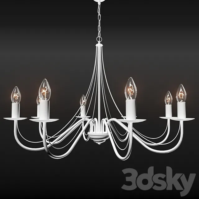 chandelier A001_8P 3D Model chandelier A001_8P 3D Model