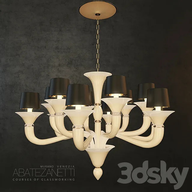 Chandelier Abate Zanetti Celestia 3D Model