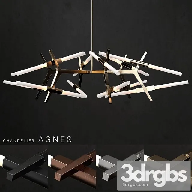Chandelier agnes 24 lights 3D Model Download