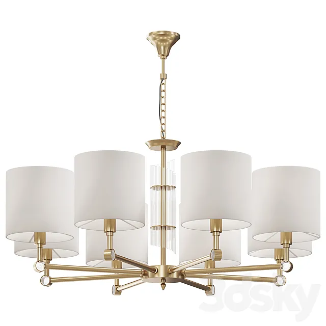 Chandelier Alloro by maytoni 3D Model Chandelier Alloro by maytoni 3D Model