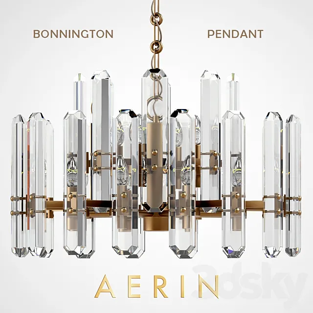 Chandelier and sconces Aerin Bonnington 3DModel Chandelier and sconces Aerin Bonnington 3DModel