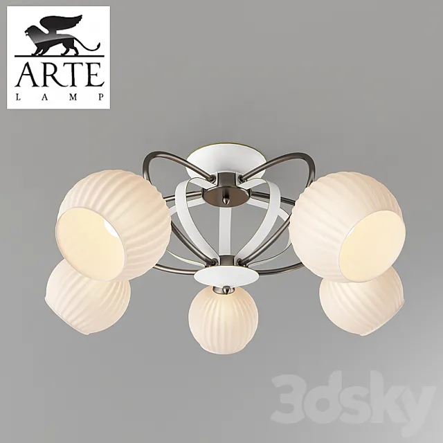 Chandelier ARTE LAMP A6342PL-5WG 3D Model
