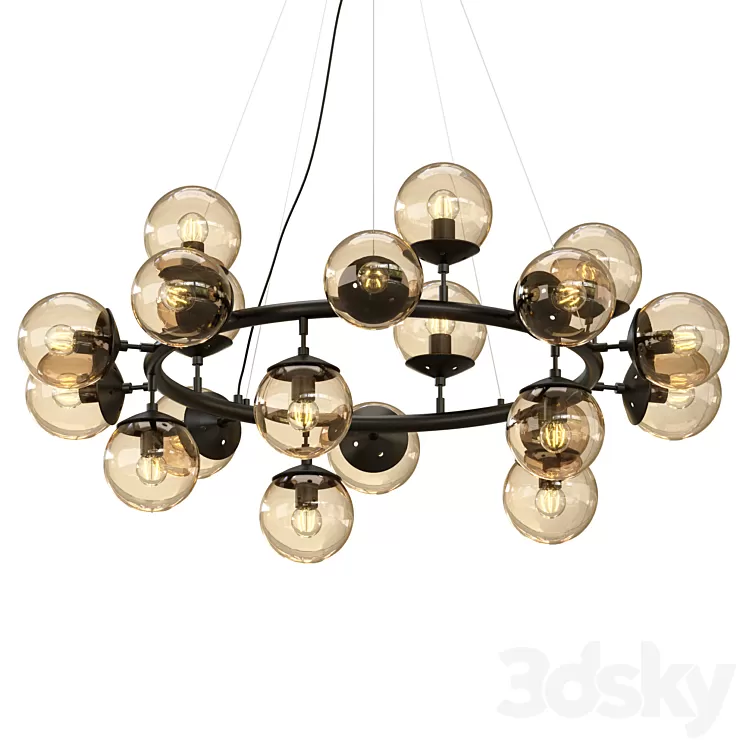 Chandelier Arte Lamp Bolla 3D Model Chandelier Arte Lamp Bolla 3D Model