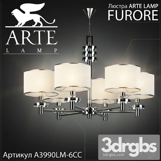Chandelier Arte Lamp Furore A3990LM 6CC 3D Model Download
