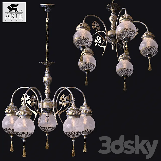Chandelier ArteLamp Ramses 3DModel Chandelier ArteLamp Ramses 3DModel