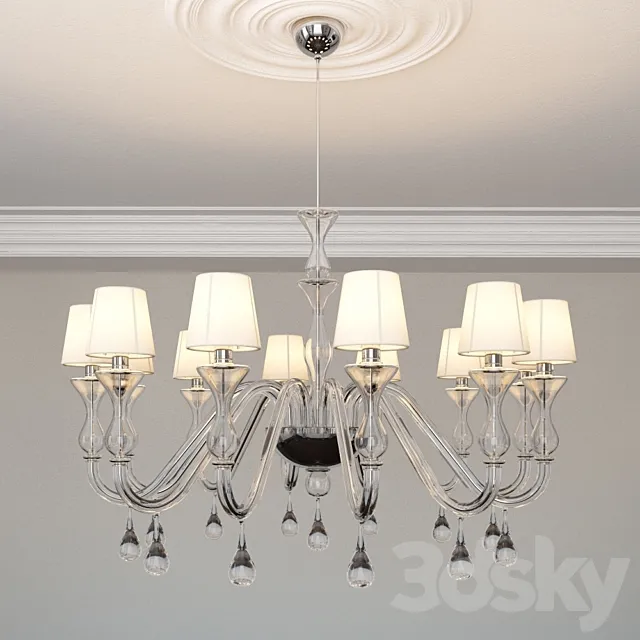 Chandelier avmazzega BRANDY 9020-12 3D Model Chandelier avmazzega BRANDY 9020-12 3D Model