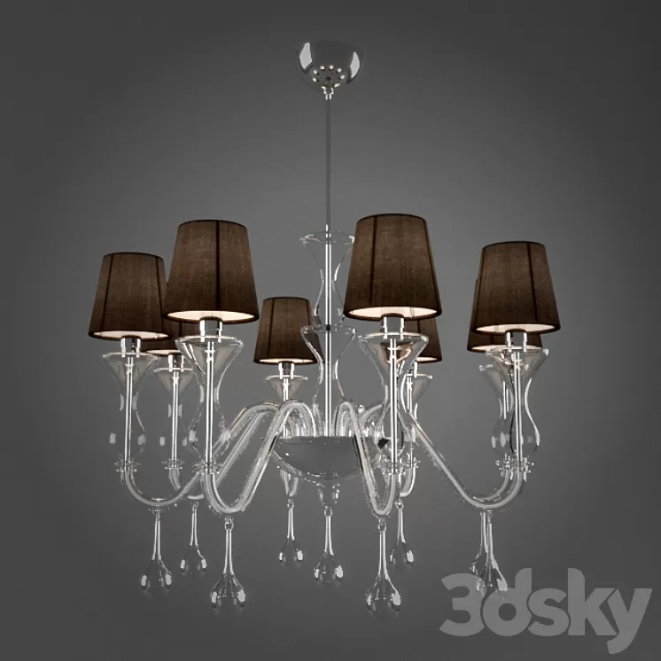 Chandelier AVMazzega BRANDY 902008 3D Model