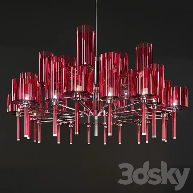 Chandelier AXOLIGHT SP SPIL 30 3D Model Chandelier AXOLIGHT SP SPIL 30 3D Model
