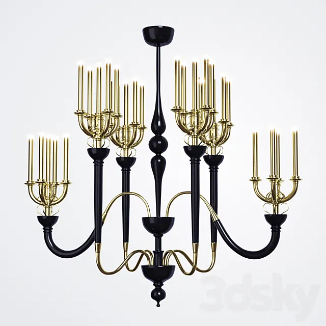 Chandelier Ballroom S La Murrina 3D Model