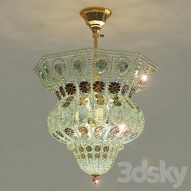 Chandelier Banci 3D Model Chandelier Banci 3D Model
