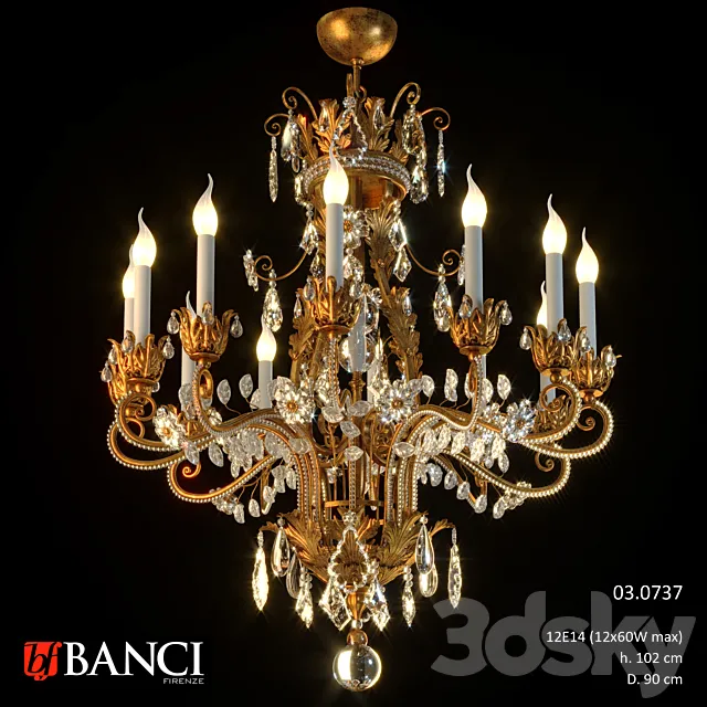 Chandelier Banci Firenze 03.0737 3DModel