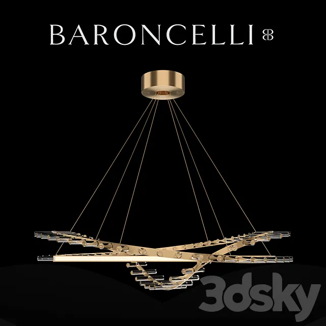 Chandelier Baroncelli Elio 3DModel Chandelier Baroncelli Elio 3DModel