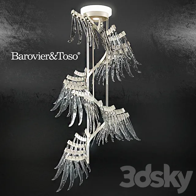 Chandelier Barovier & Toso Angel 7249 3D Model