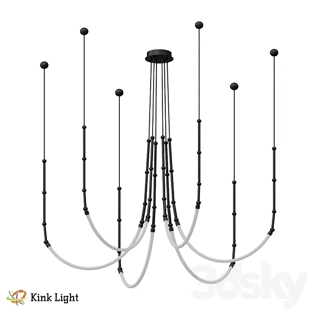 Chandelier Beaufort black 08060-6A19 OM 3D Model Chandelier Beaufort black 08060-6A19 OM 3D Model