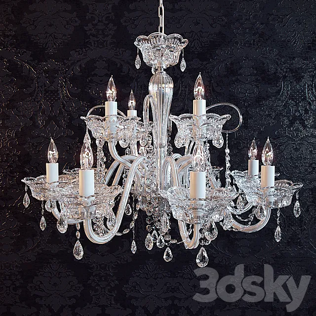 Chandelier BL310 April 8 CH 3D Model Chandelier BL310 April 8 CH 3D Model