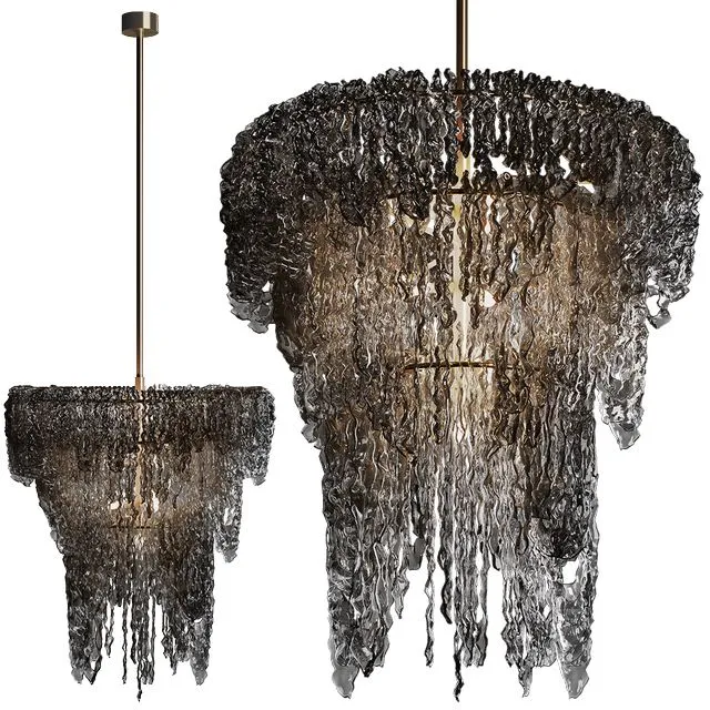 Chandelier BLACK SPACE BIG 3D Model