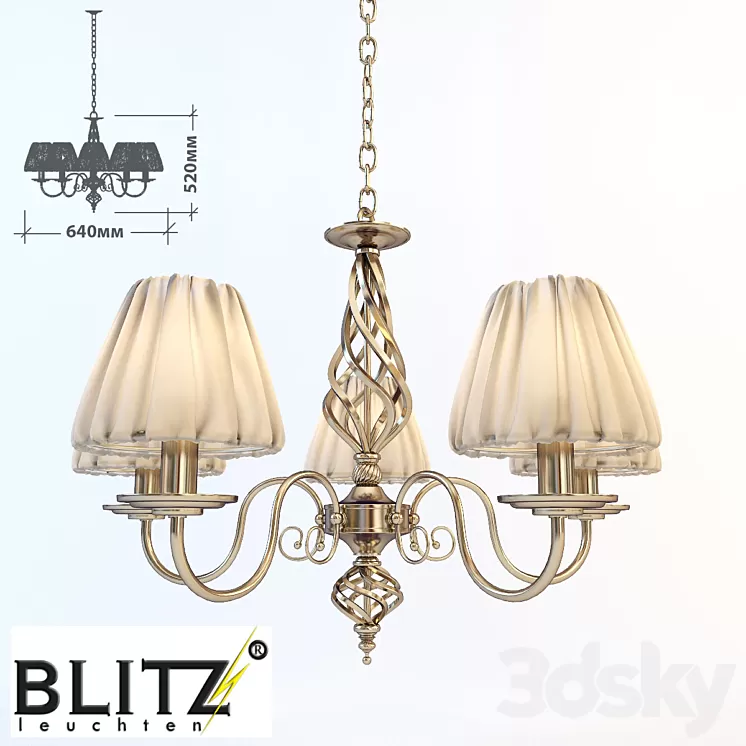 Chandelier Blitz 3D Model