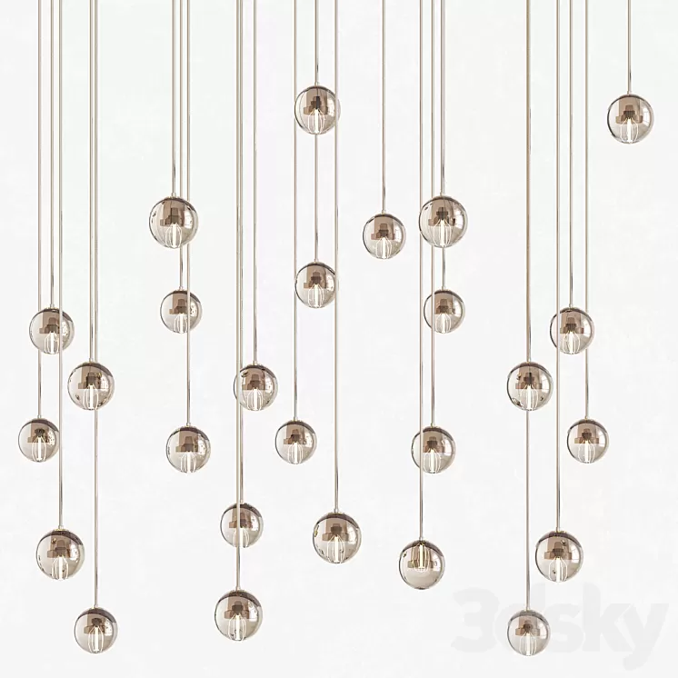Chandelier bocci bocci 3D Model Chandelier bocci bocci 3D Model