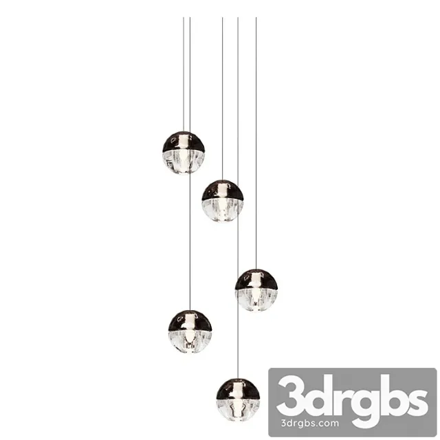 Chandelier boccia 14.5 five light fixture suspension lamp Chandelier boccia 14.5 five light fixture suspension lamp