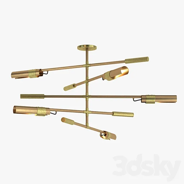 Chandelier Brabbu Koben 3D Model Chandelier Brabbu Koben 3D Model