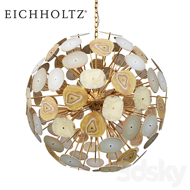 Chandelier Branquinho L 3D Model