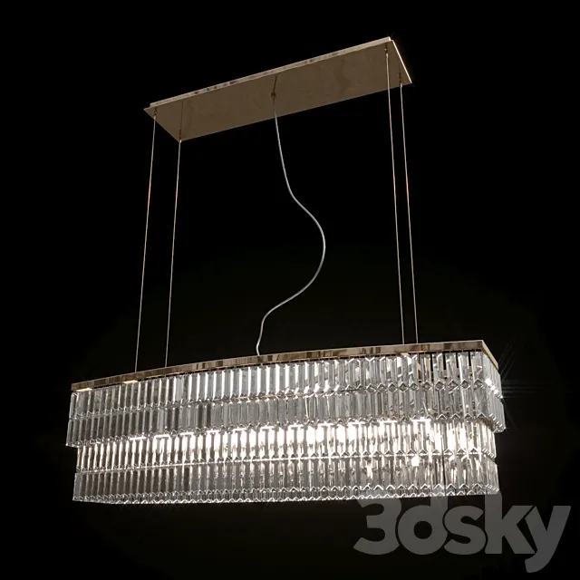 Chandelier Byron by DV Home Collection 3D Model