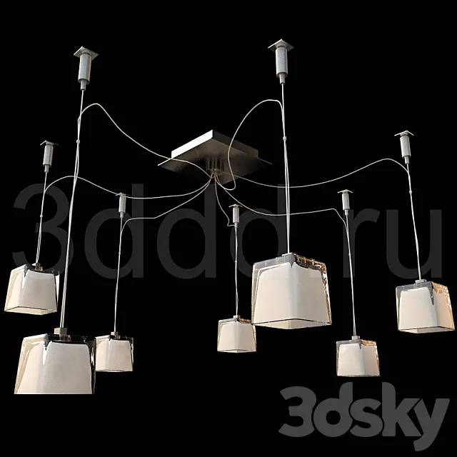 chandelier Carpenedo 3D Model chandelier Carpenedo 3D Model
