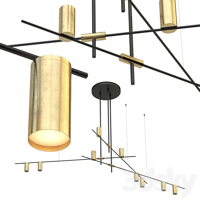 Chandelier casa 3D Model