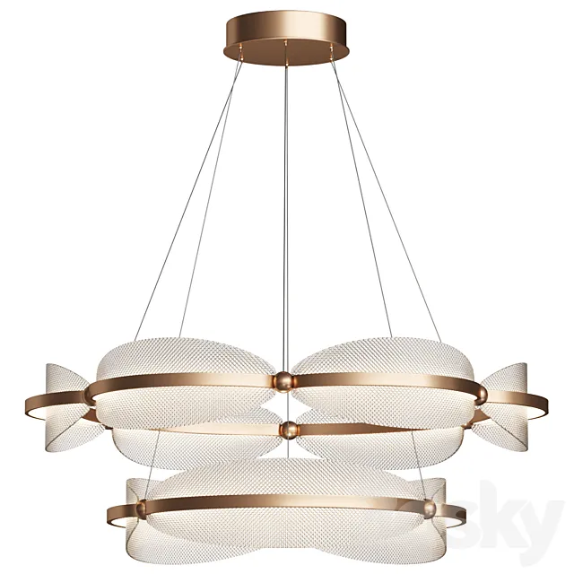 Chandelier CASPIAN Lampatron 3D Model Chandelier CASPIAN Lampatron 3D Model
