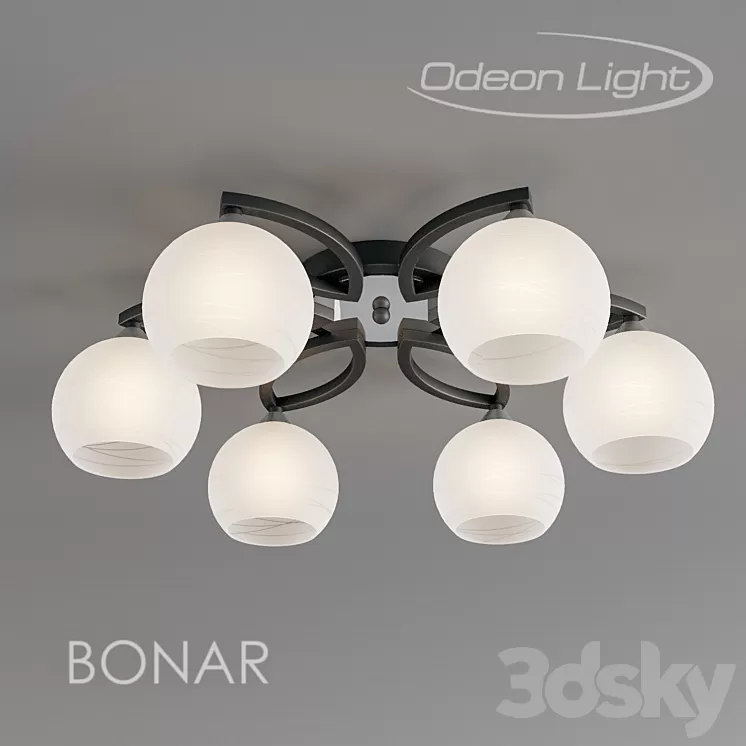 Chandelier ceiling BONAR Odeon Light 2773 \/ 6C 3D Model