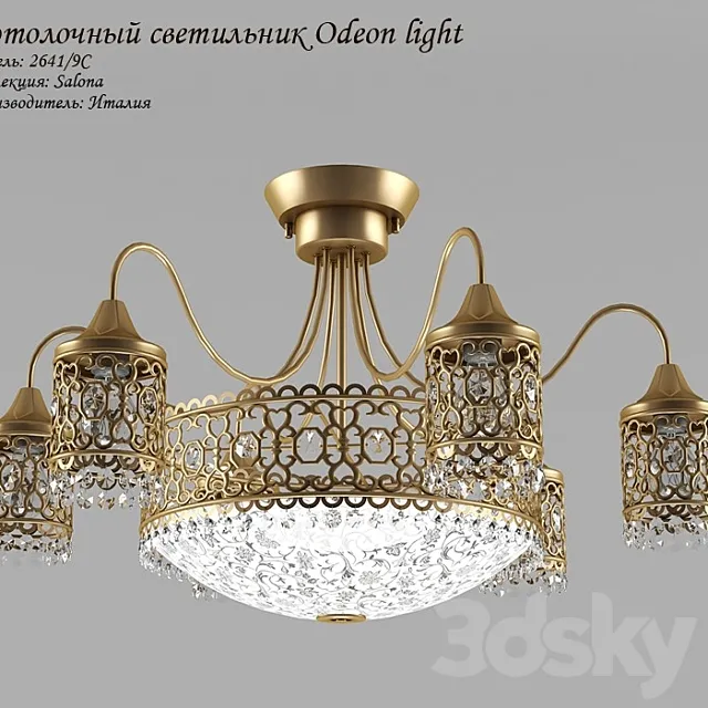 Chandelier Ceiling Odeon Light 2641_9C Salona 3DModel Chandelier Ceiling Odeon Light 2641_9C Salona 3DModel