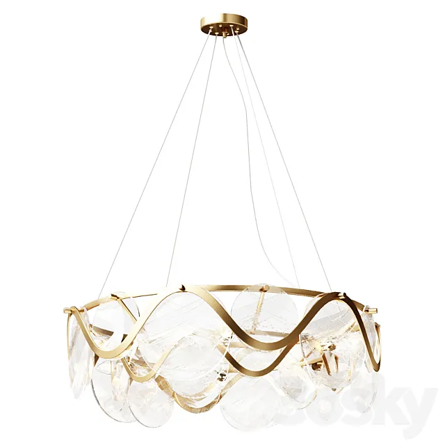 Chandelier Chandelier Bogates Galicia 354_6 Lamp 3D Model Chandelier Chandelier Bogates Galicia 354_6 Lamp 3D Model
