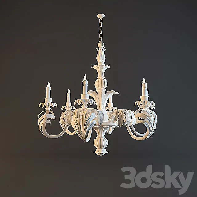 chandelier chelini 3D Model chandelier chelini 3D Model