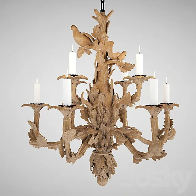 Chandelier CHELINI 600 3DModel Chandelier CHELINI 600 3DModel