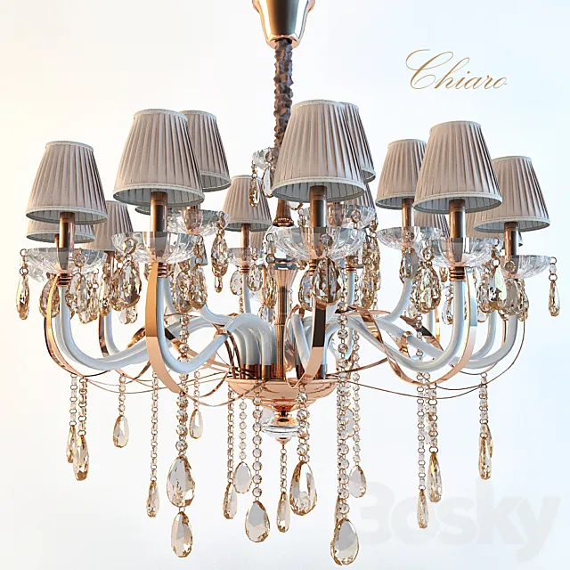 Chandelier Chiaro Daniel 3DModel Chandelier Chiaro Daniel 3DModel