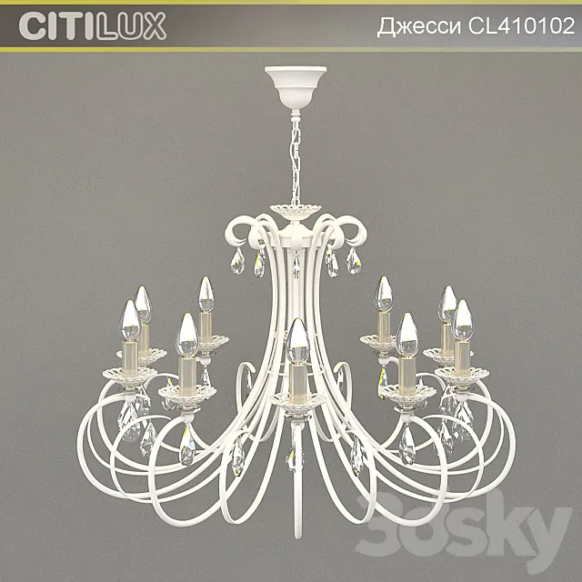 Chandelier Citilux JESSY CL410102 3DModel