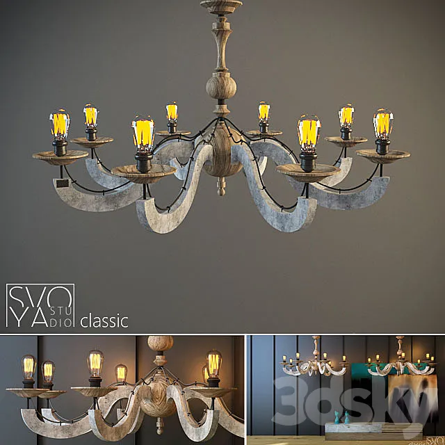 Chandelier “classic” 3D Model Chandelier “classic” 3D Model