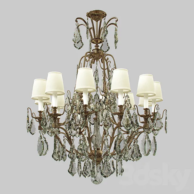 Chandelier Clive Christian – Regency Crystal Chandelier 3DModel Chandelier Clive Christian – Regency Crystal Chandelier 3DModel